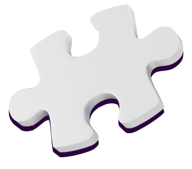 White puzzle piece